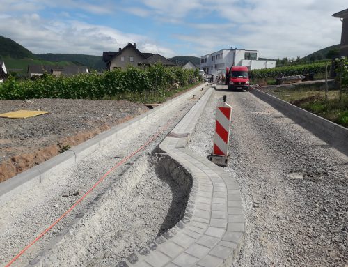 Enderschließung Baugebiet in Bruttig-Fankel